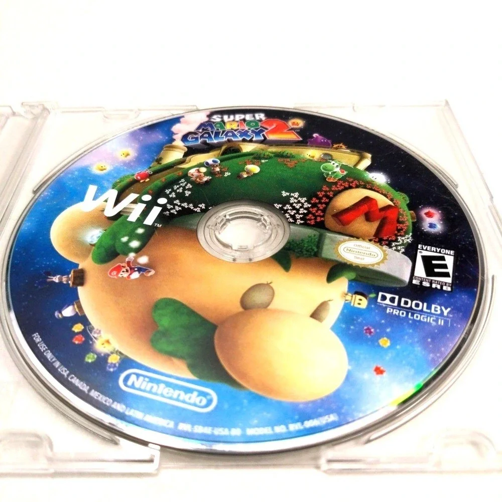 Nintendo Wii Super Mario Galaxy 2 Video Game Disc Only RVL-SB4E-USA-B0‎ 2010